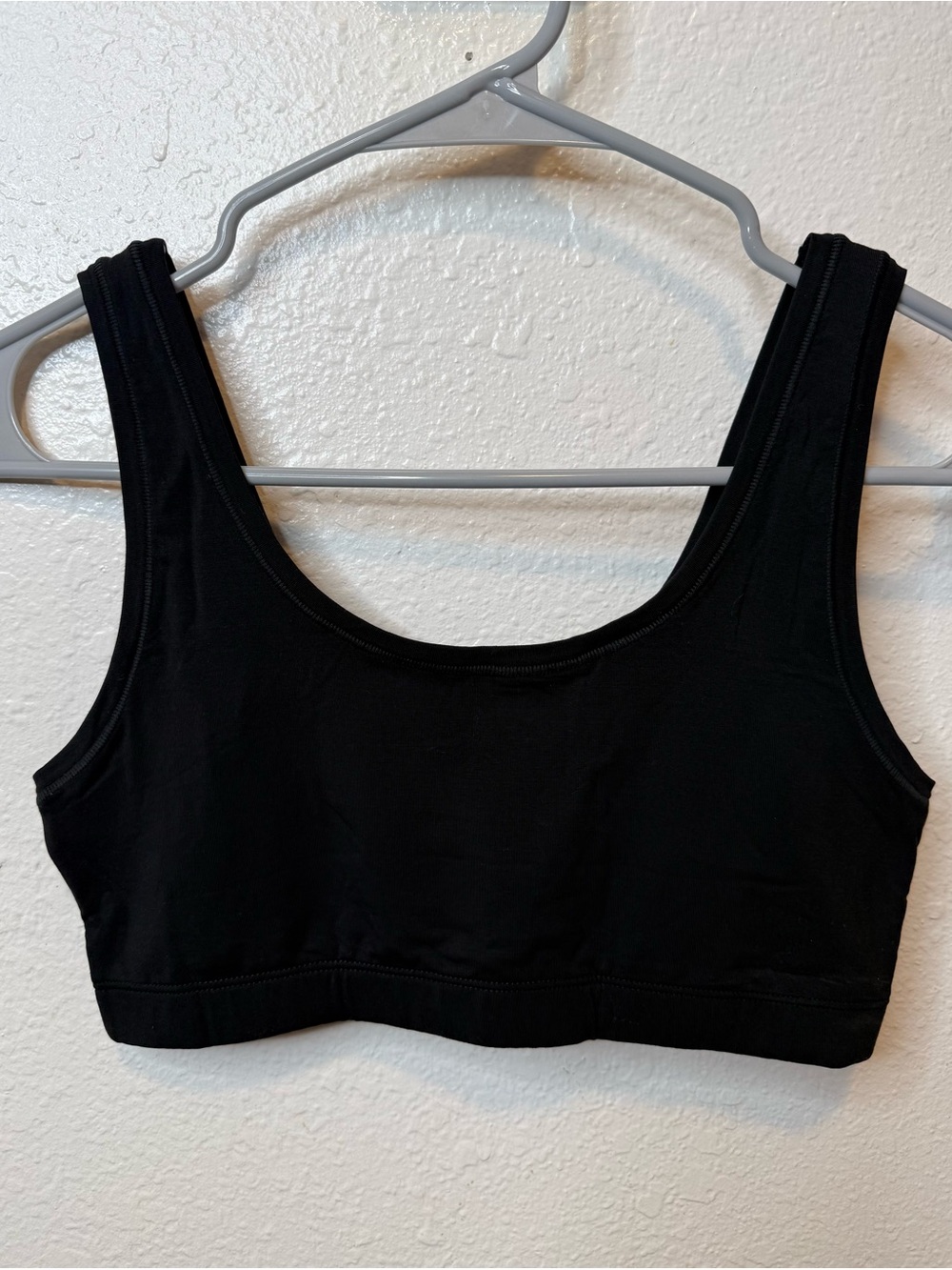 Huha Mineral Bras Black Sporty Bralette Size Medium Yoga Athletic Gym Daily Wear